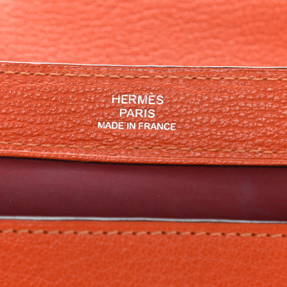 Hermes Chevre Mysore Karo GM Orange 7 of 12