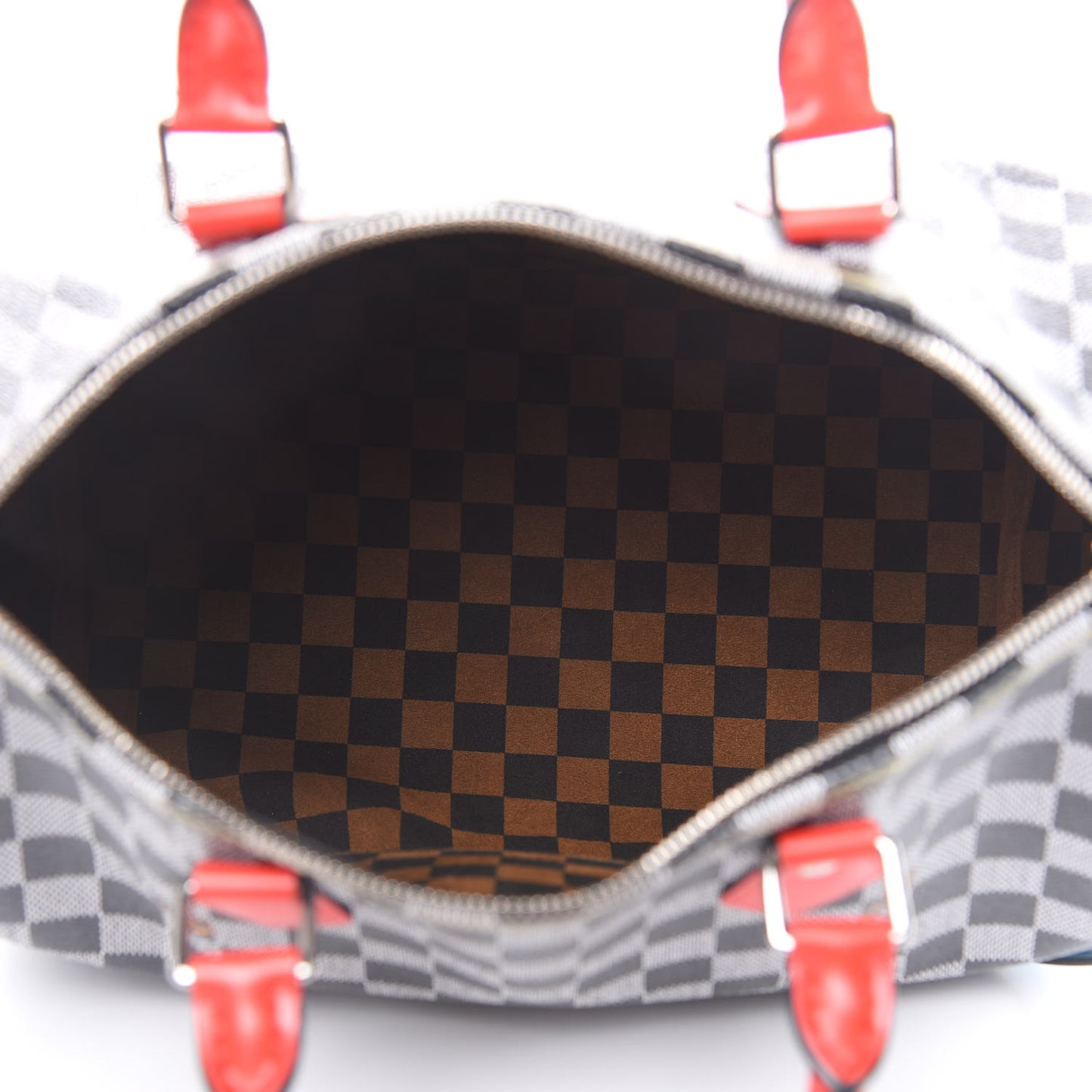 Damier Speedy Bandouliere 30 Black White