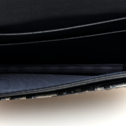Christian Dior Oblique Saddle Card Holder Blue 5 of 7
