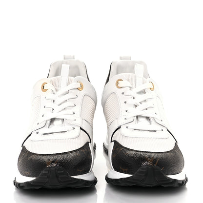 Louis Vuitton Calfskin Monogram Run Away Sneakers 38.5 White 2 of 10