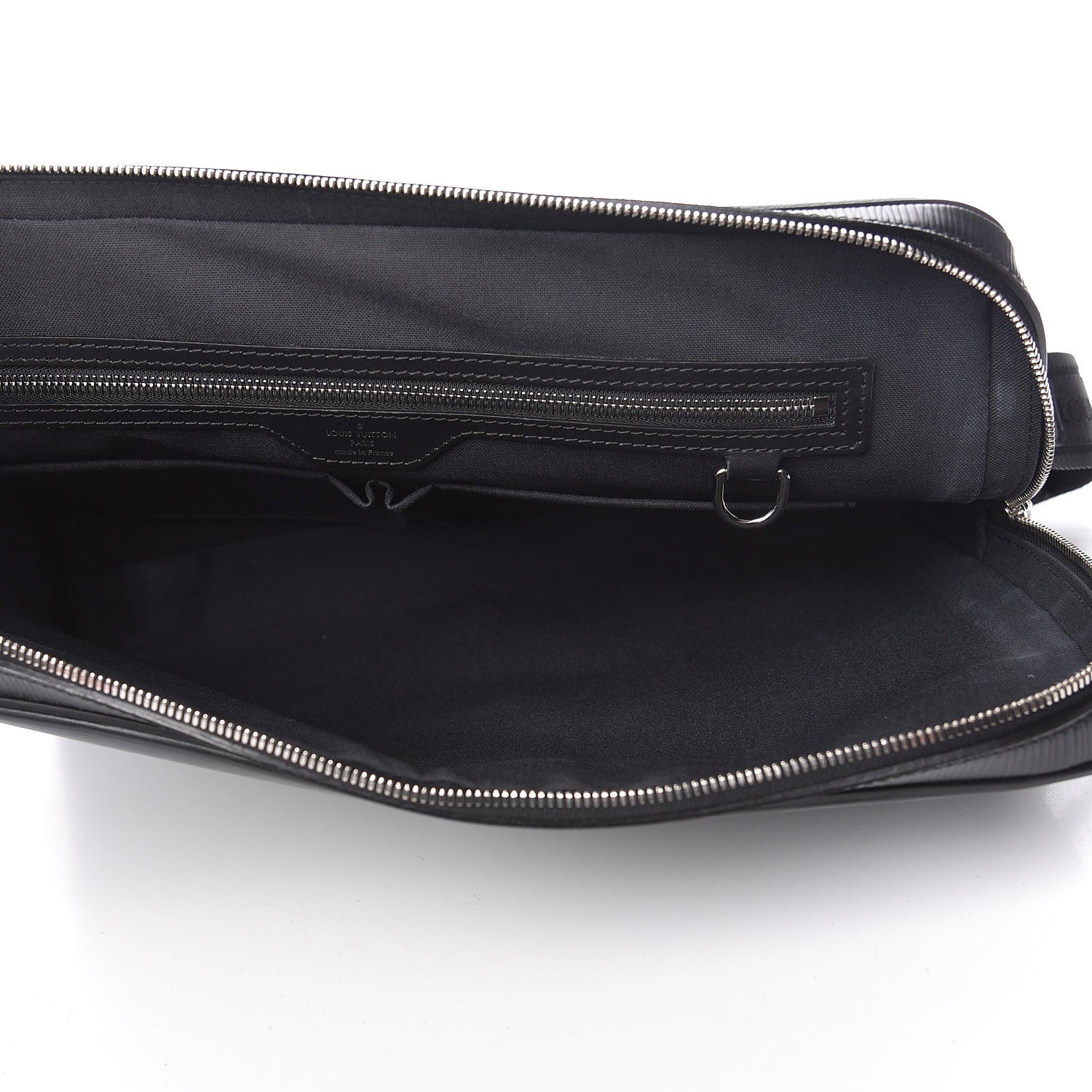 Louis Vuitton Epi Vassili PM Messenger Bag Black 5 of 13