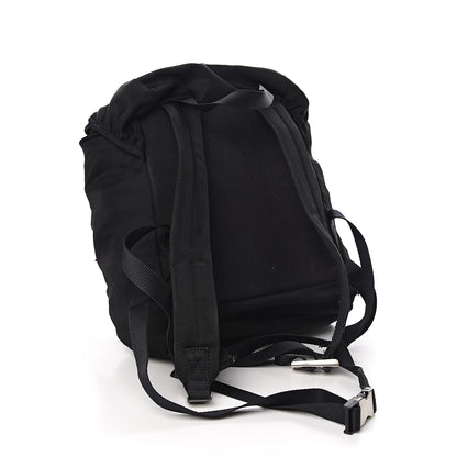 Prada Tessuto Nylon Vela Small Double Buckle Backpack Black 2 of 10