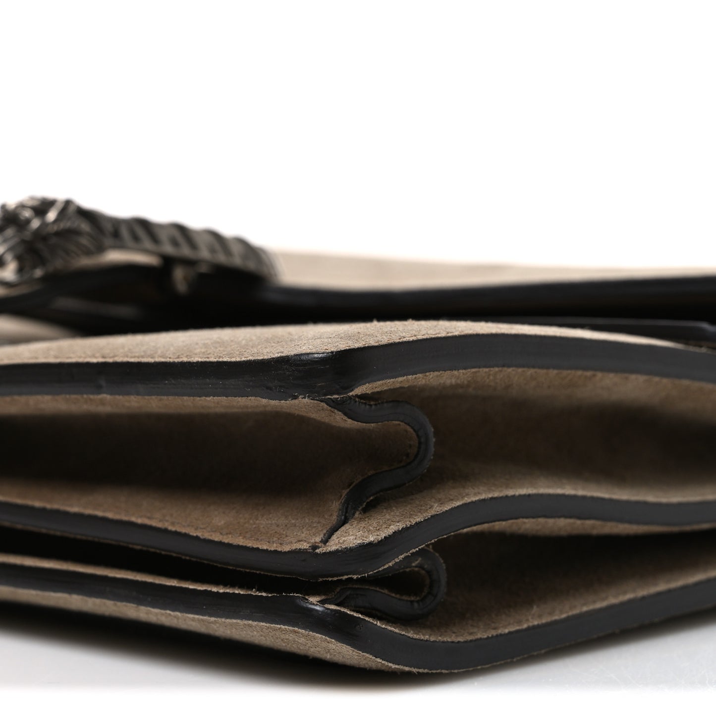 Suede Medium Dionysus Shoulder Bag Taupe Taupe