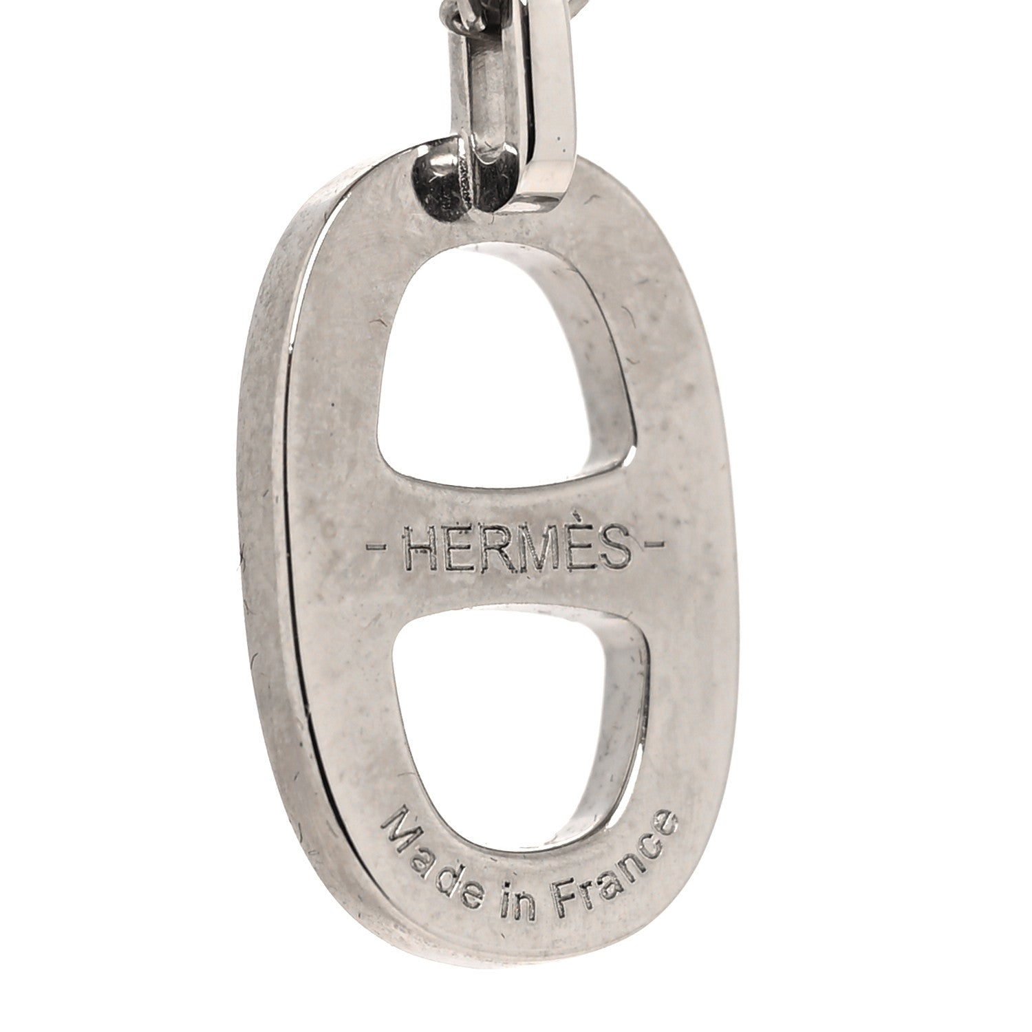 Hermes Laquered Iliade Pendant Necklace Bleu Paradis 5 of 5
