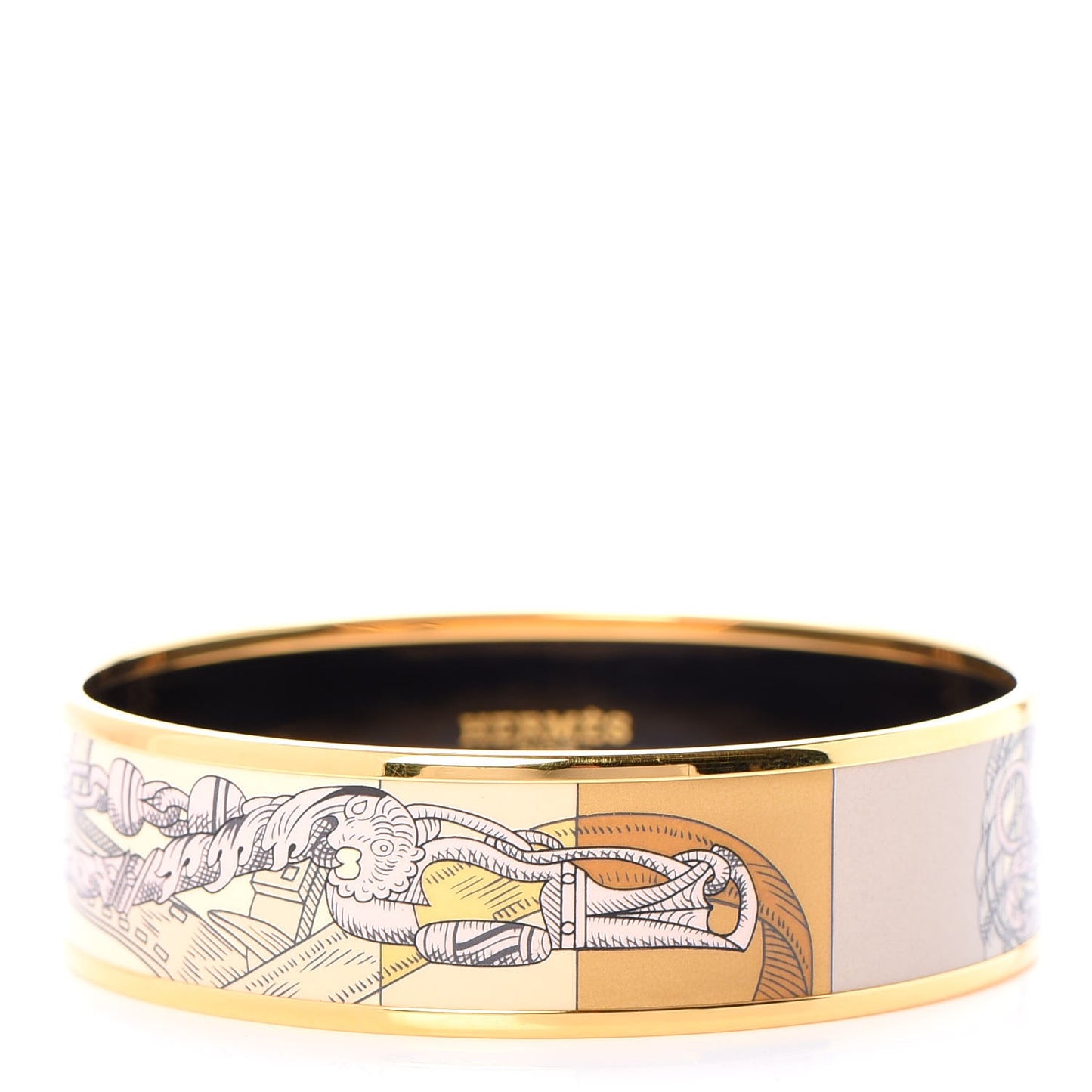 Enamel Printed Wide Bracelet 65