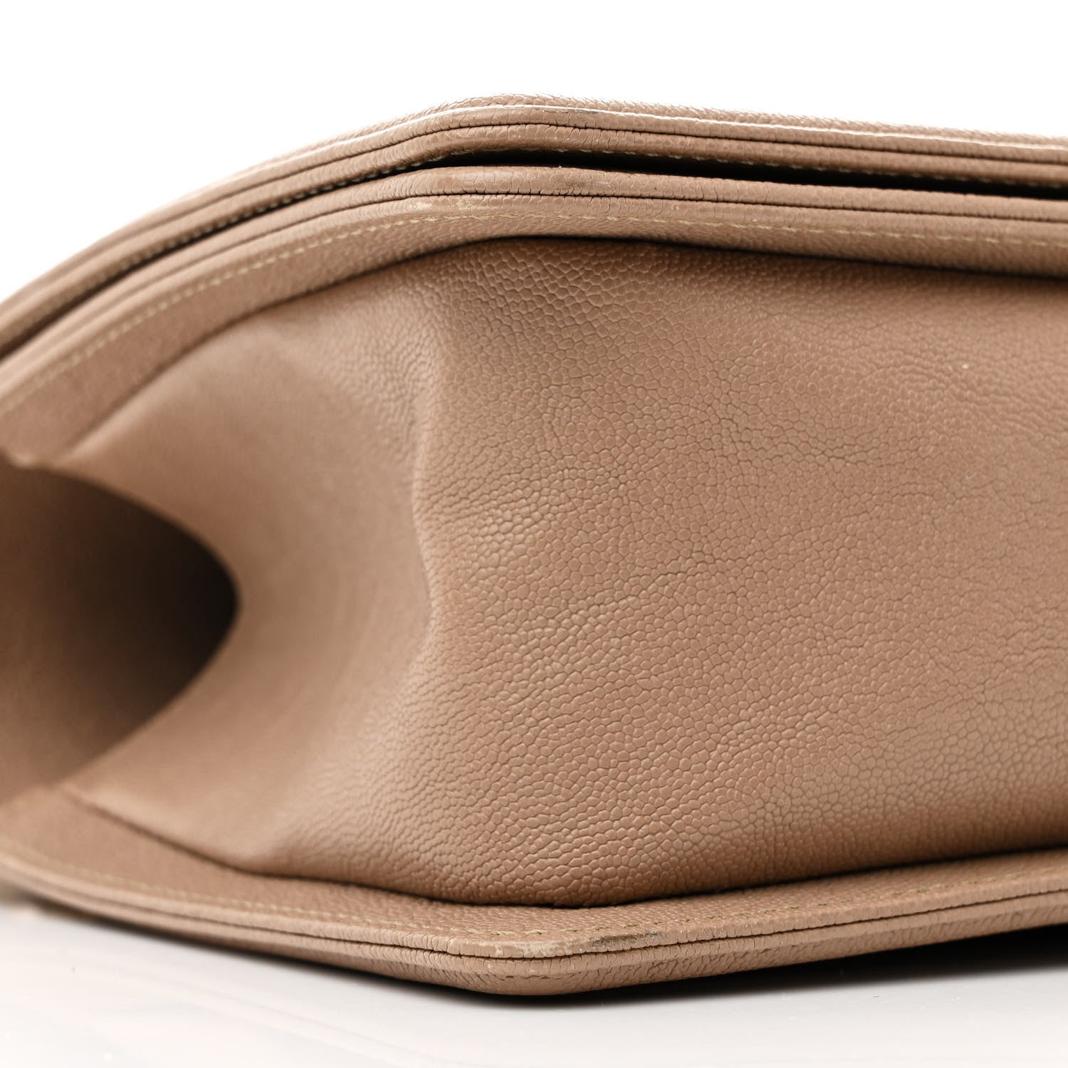 Chanel Caviar Quilted Medium Boy Flap Beige 9 of 13