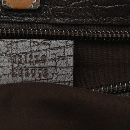 Gucci GG Plus Monogram Small Vertical Tote Dark Brown 7 of 14