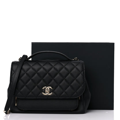 Chanel Caviar Quilted Large Business Affinity Flap Black 11 of 11