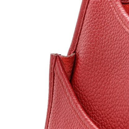 Hermes Taurillon Clemence Evelyne III GM Rouge Garance 13 of 13
