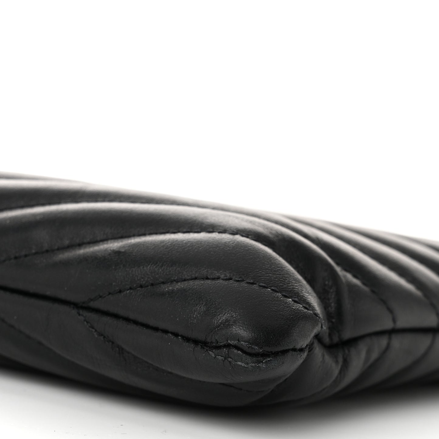 Calfskin Matelasse Monogram Cassandre Tablet Pouch Black