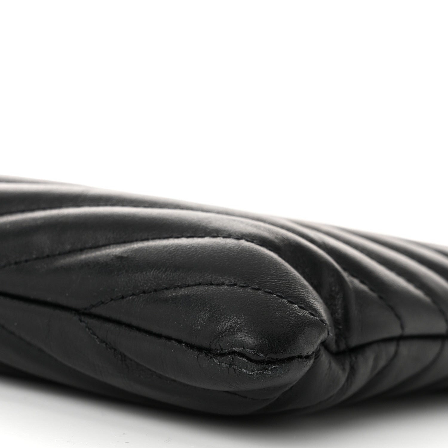 Saint Laurent Calfskin Matelasse Monogram Cassandre Tablet Pouch Black 10 of 10