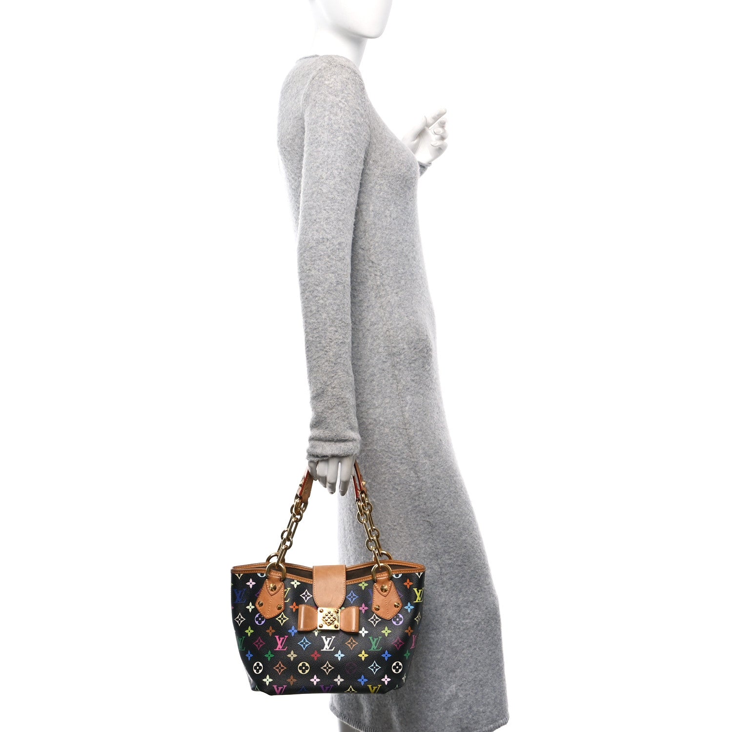 Louis Vuitton Monogram Multicolor Annie MM Black 2 of 11