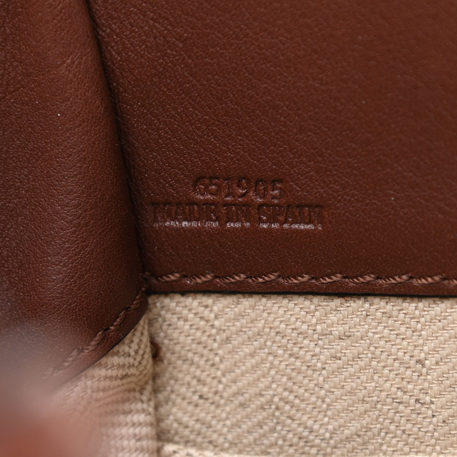Loewe Calfskin Mini Hammock Shoulder Bag Brunette 7 of 8