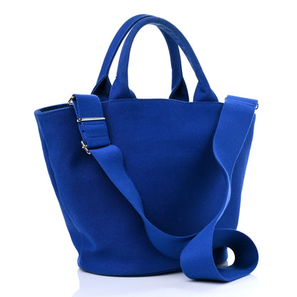 Prada Canapa Small Shopping Tote Cobalto 4 of 14