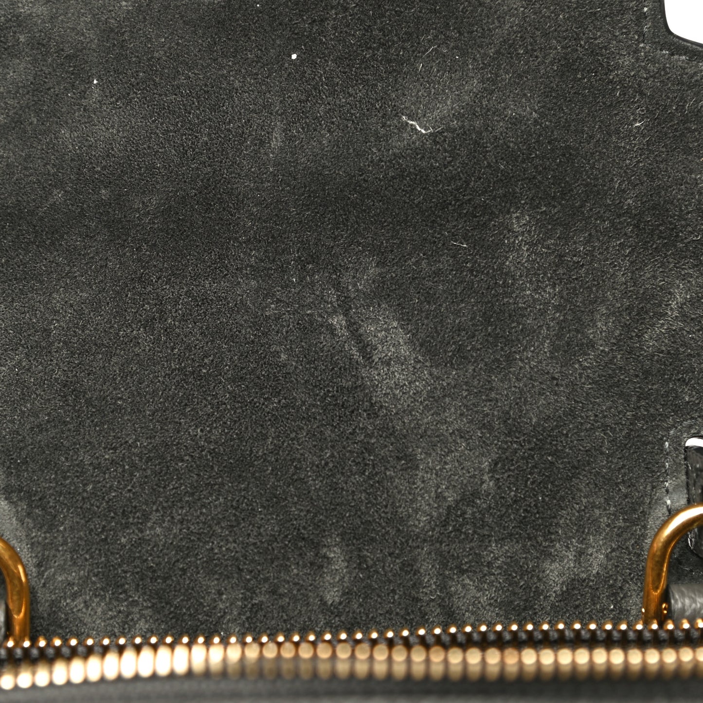Grained Calfskin Nano Belt Bag Grey