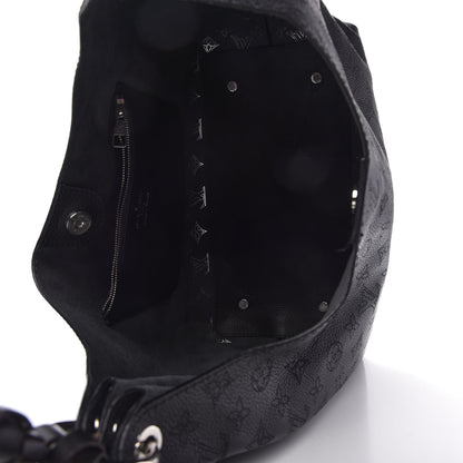 Louis Vuitton Mahina Carmel Hobo Black 5 of 9