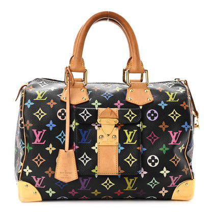 Louis Vuitton Monogram Multicolor Speedy 30 Black 1 of 19