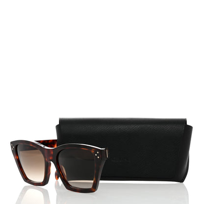 Celine Acetate Polarized Square Sunglasses CL40090I Red Havana 7 of 7