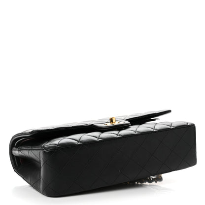 Chanel Lambskin Quilted Medium Double Flap Black 3 of 10