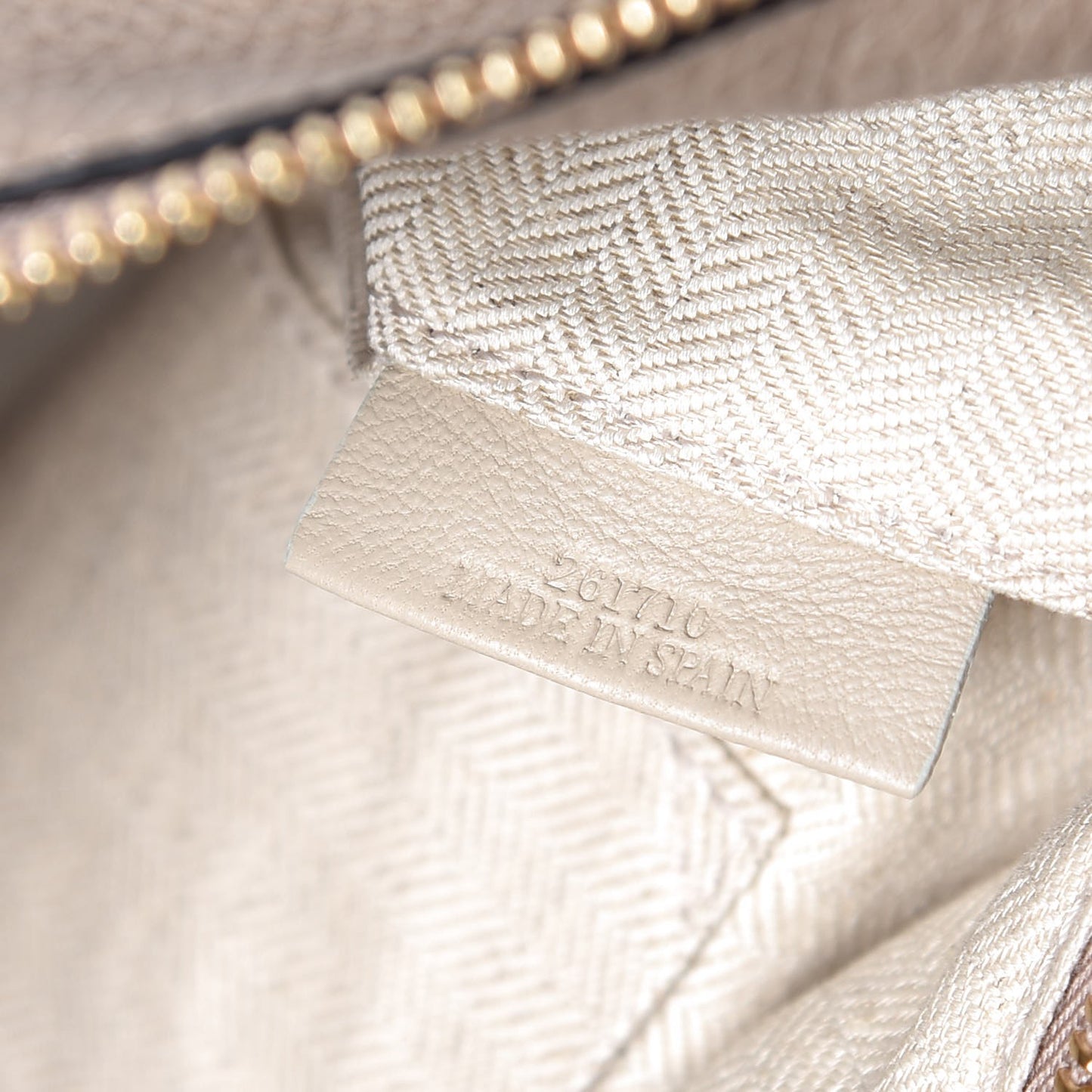 Grained Calfskin Small Puzzle Bag Sand Mink