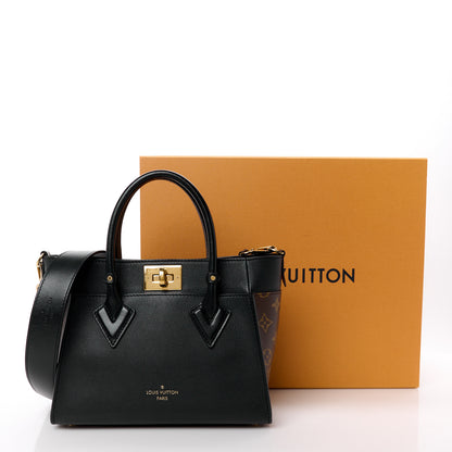 Louis Vuitton Calfskin Monogram On My Side PM Black 11 of 11