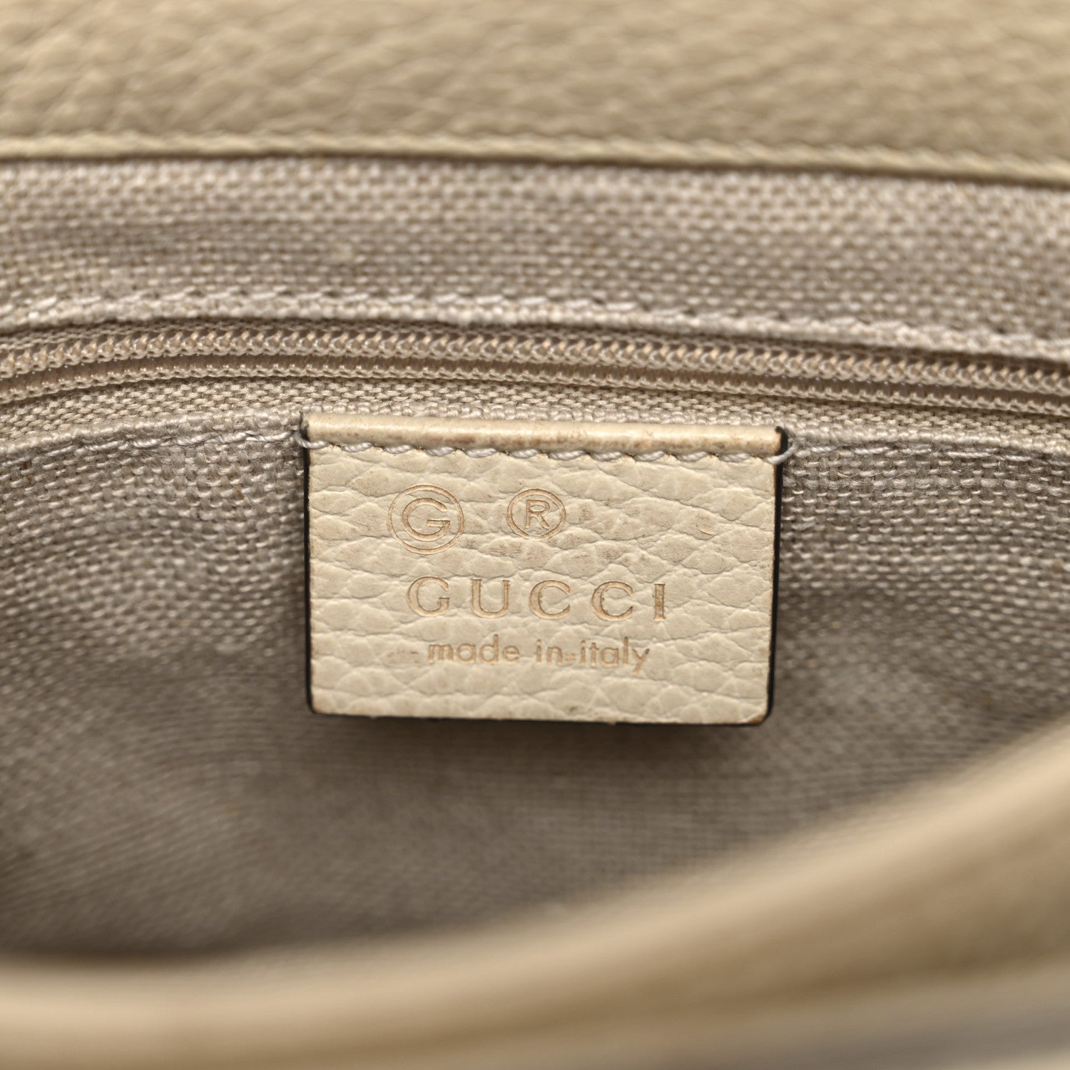 Gucci Dollar Calfskin Interlocking G Crossbody Bag Mystic White 6 of 11