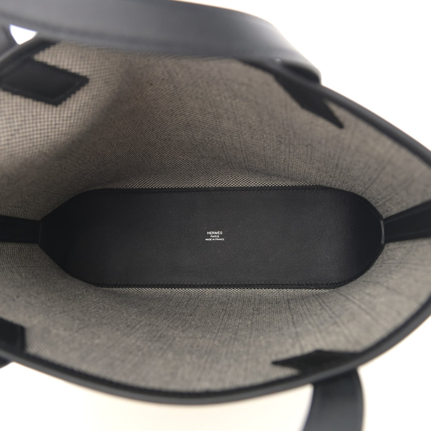 Swift H Canvas Cabas H En Biais 27 Black Ecru