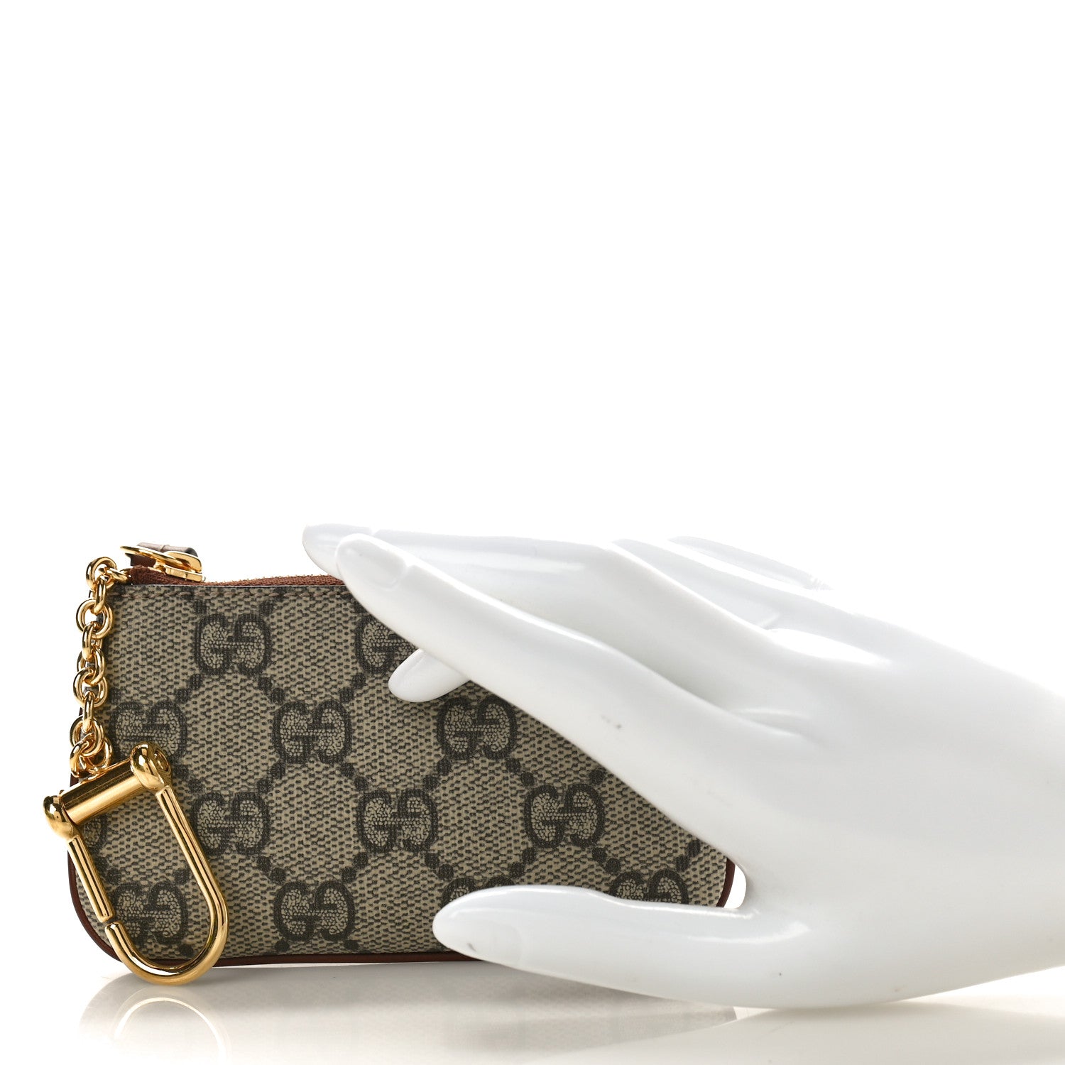 Gucci GG Supreme Monogram Key Case Brown 2 of 9