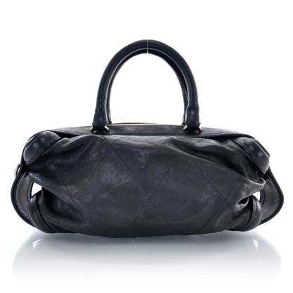 Chanel Leather Outdoor Ligne Bowler Black 1 of 8