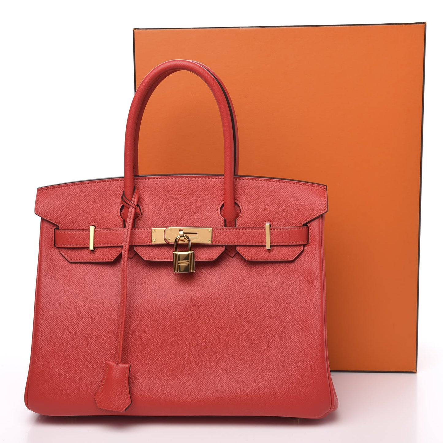 Epsom Birkin 30 Rouge Tomate