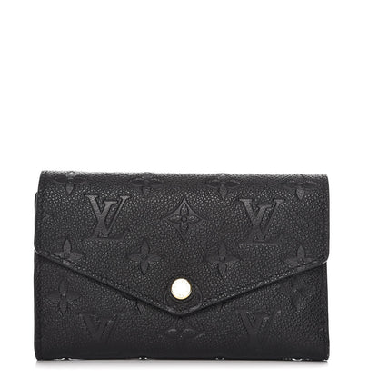Louis Vuitton Empreinte Compact Curieuse Wallet Black 1 of 6