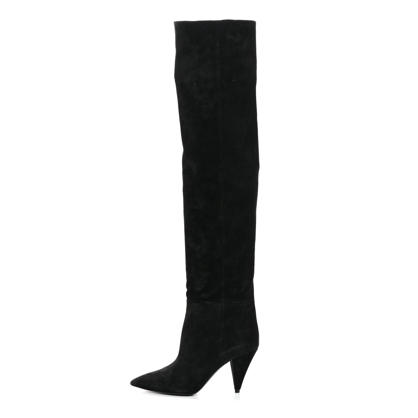 Cashmere Suede Era 85 Over The Knee Boots 36.5 Black