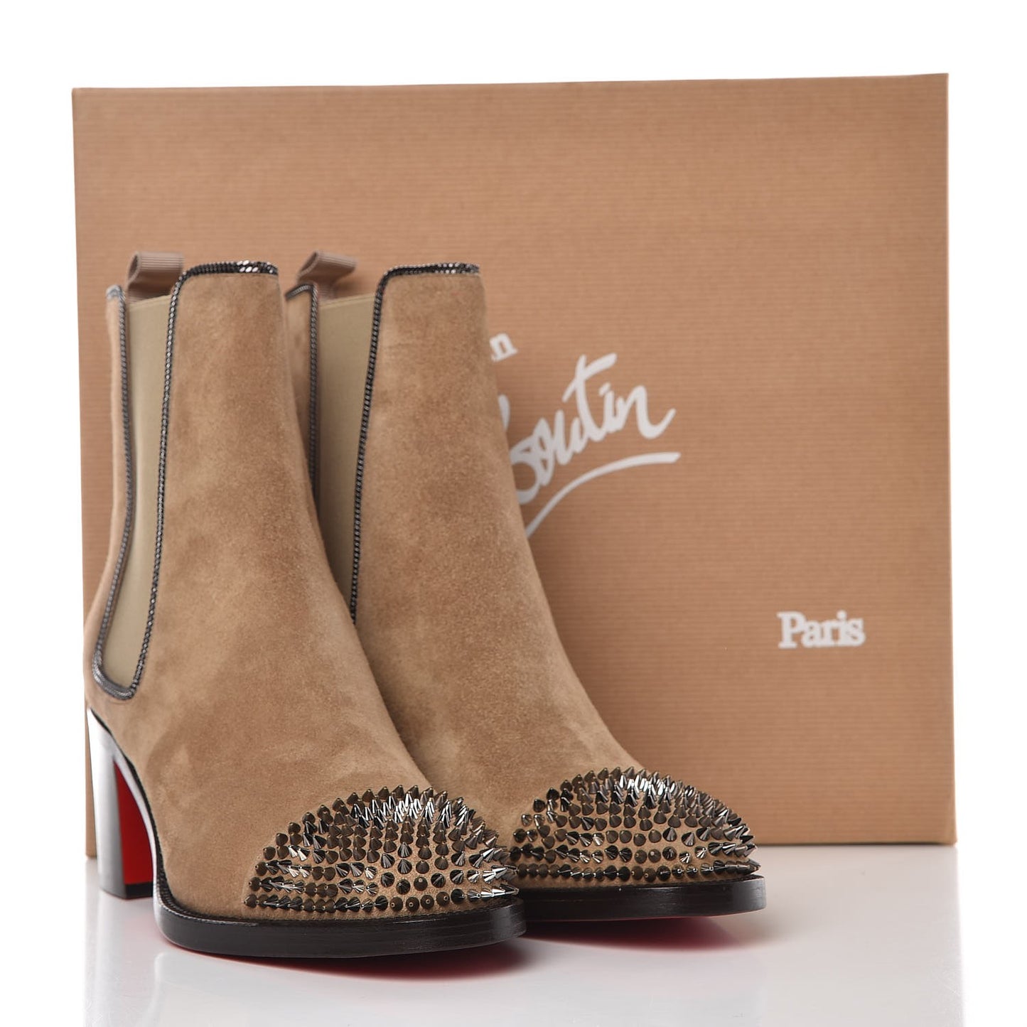 Veau Velours Otaboo 70 Chelsea Boots 38.5 Camel