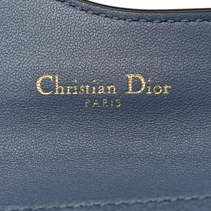 Christian Dior Grained Calfskin Saddle Card Holder Navy 6 of 10