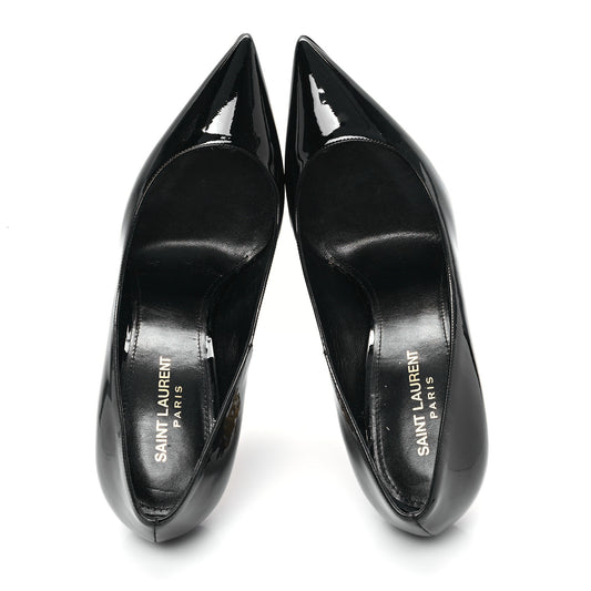 Vernice Chiffon Opyum 110 Pumps  40 Black Gold