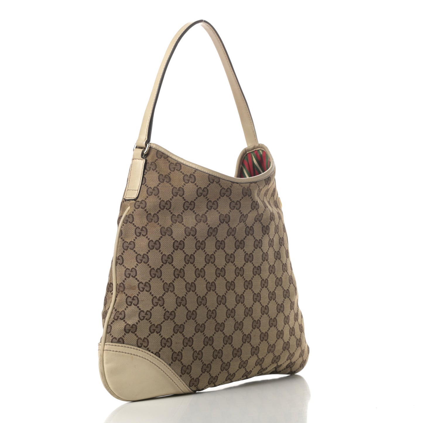 Monogram Medium New Britt Hobo Off White