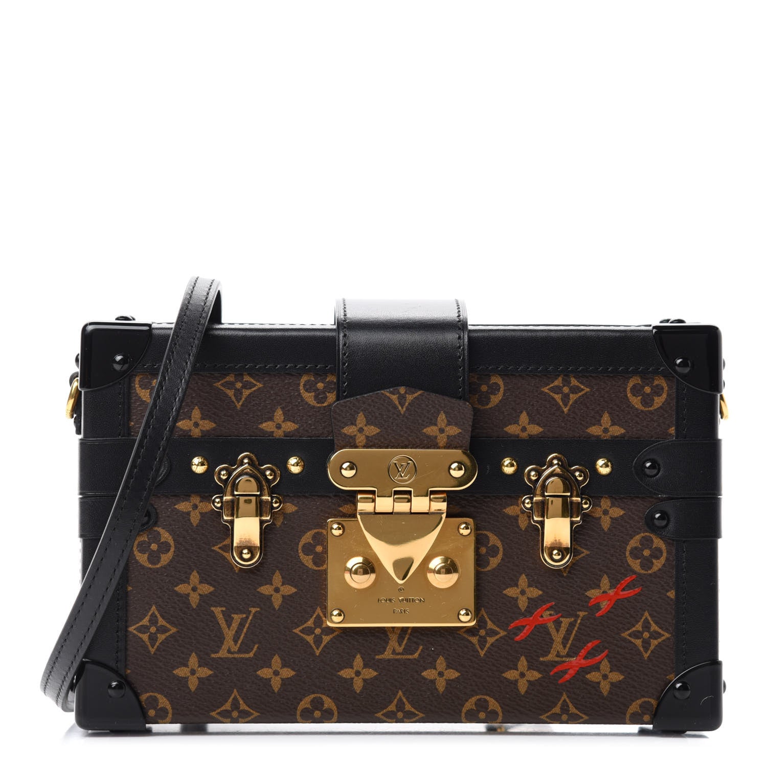 Louis Vuitton Monogram Petite Malle Black 1 of 11