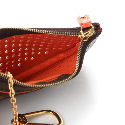 Louis Vuitton Monogram Perforated Key Pouch Orange 5 of 8