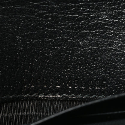 Gucci Textured Calfskin Web Ophidia Wallet On Chain Black 6 of 10