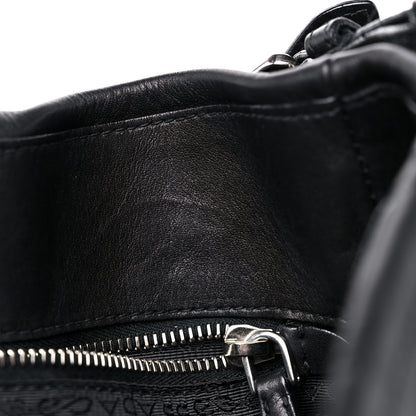 Prada Vitello Daino Flap Shoulder Bag Black 12 of 19