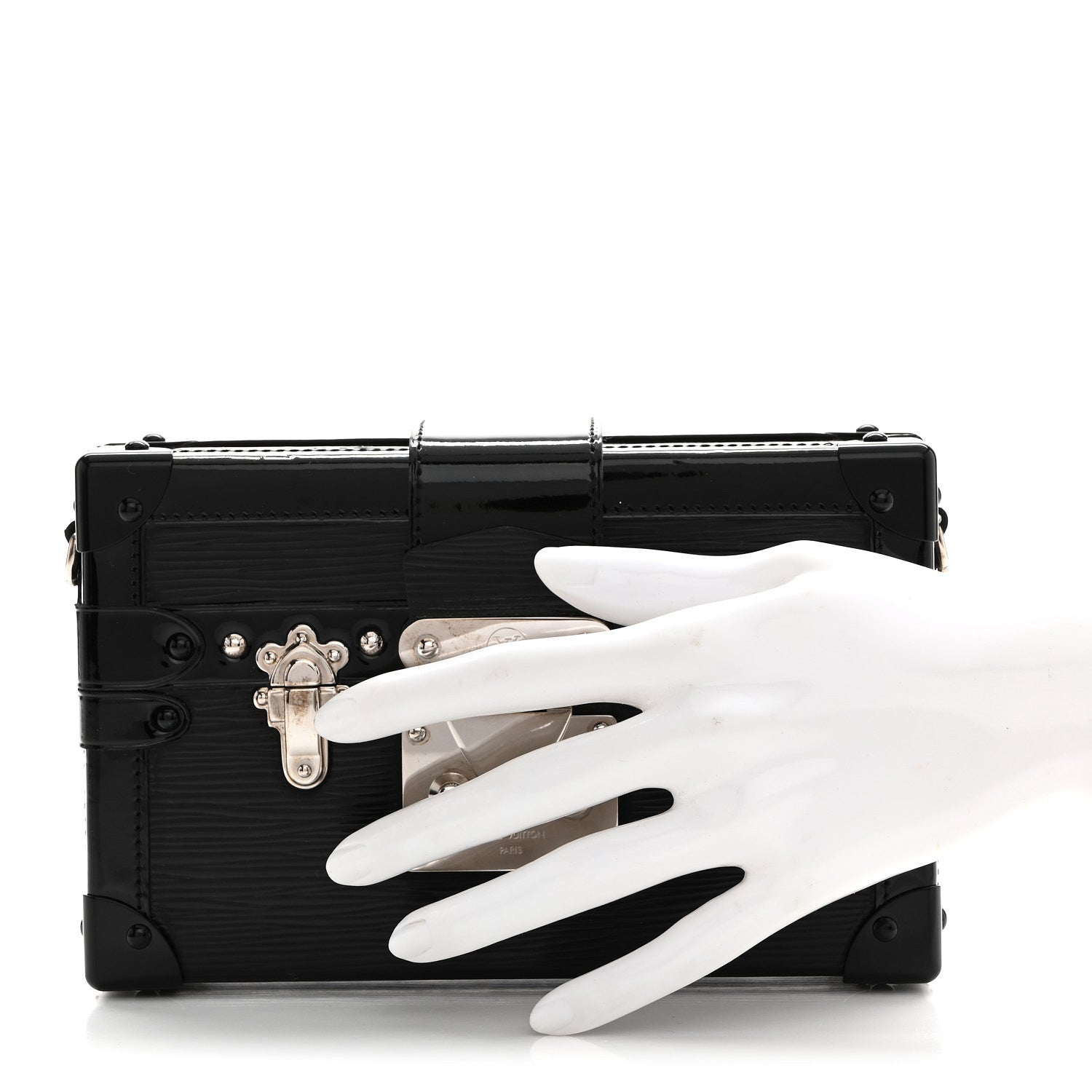 Louis Vuitton Epi Petite Malle Black 2 of 12
