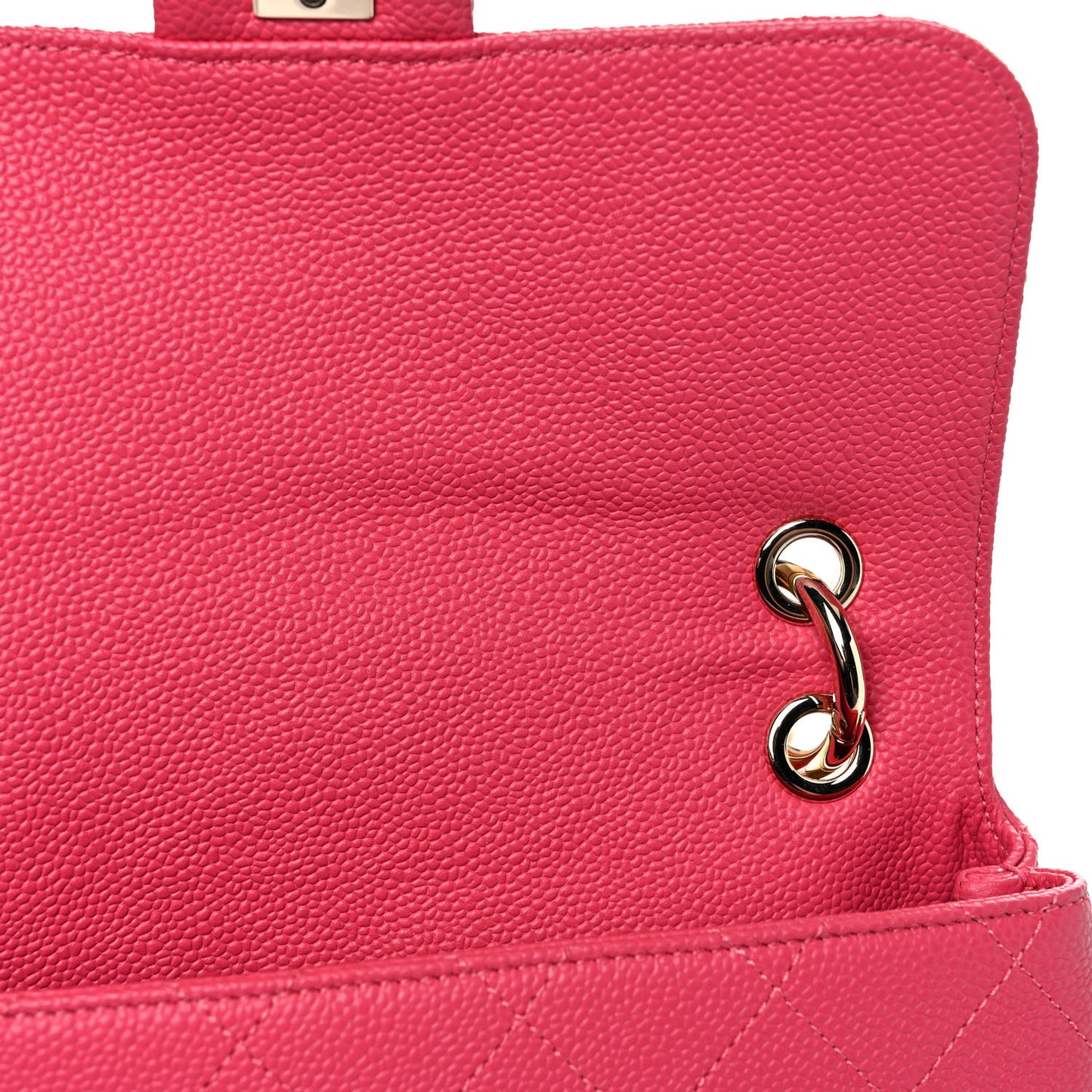 Caviar Quilted Small City Walk Flap Pink