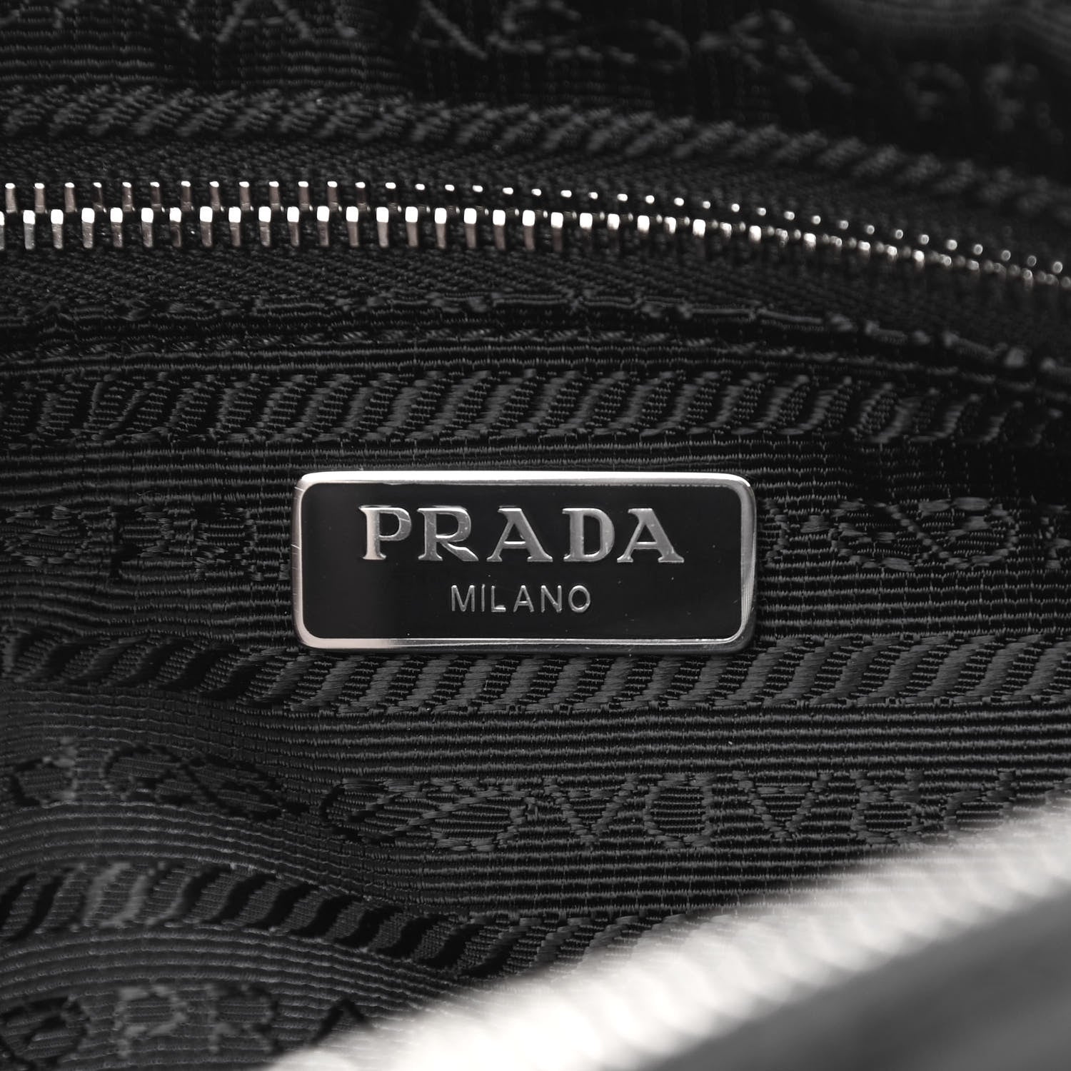 Prada Nylon Tessuto Impuntu Quilted Bandoliera Crossbody Bag Black 6 of 9