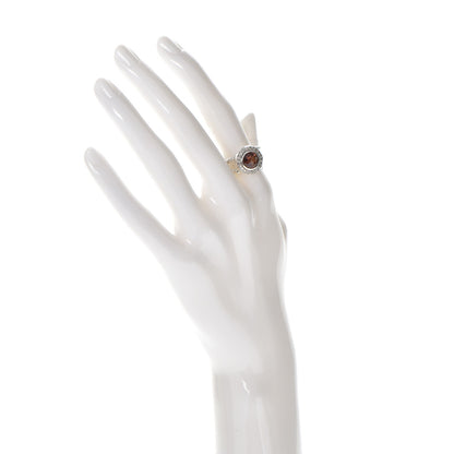 David Yurman Sterling Silver Diamond Pink Tourmaline 8mm Petite Cerise Ring 56 7.5 2 of 4