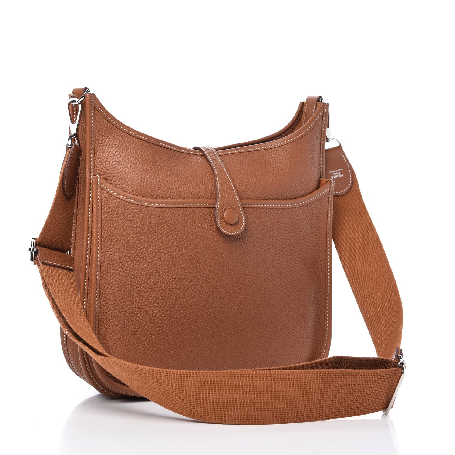 Hermes Taurillon Clemence Evelyne III PM Gold 3 of 10