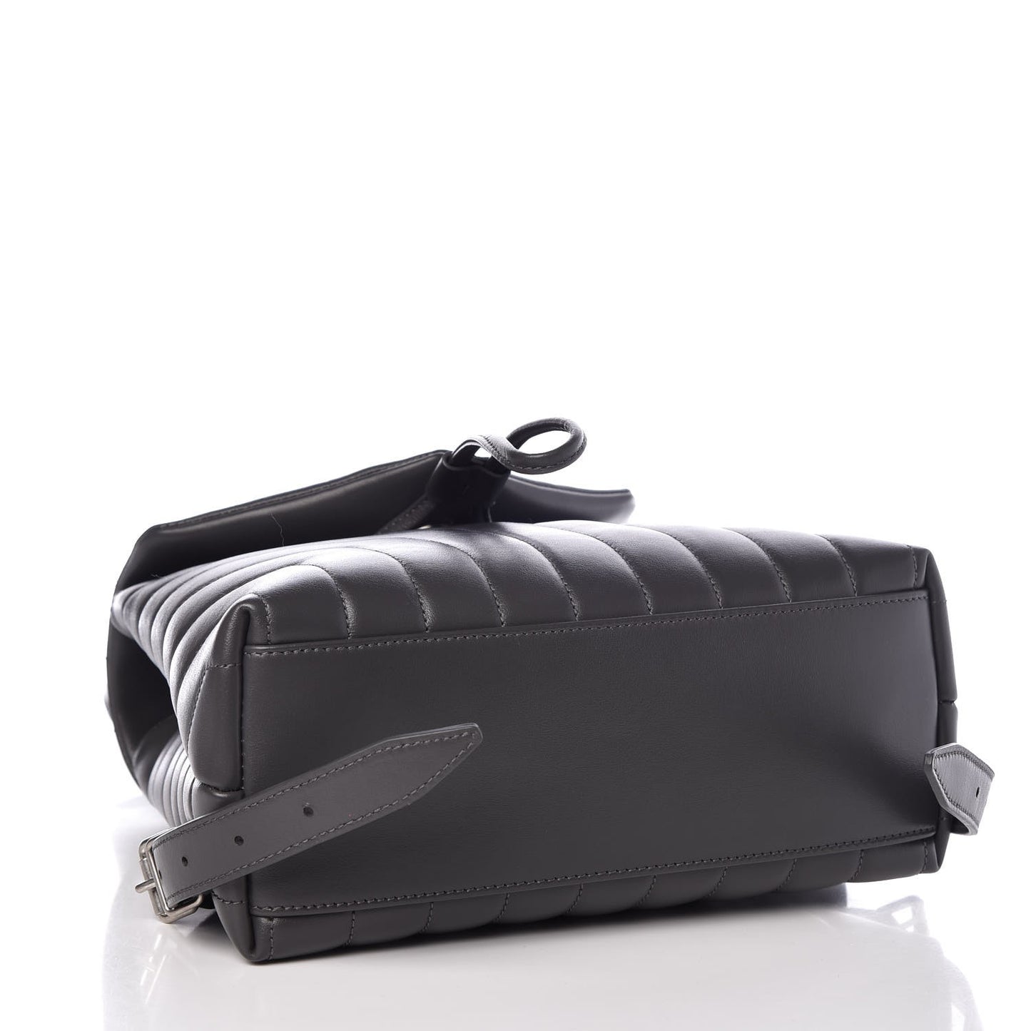 Calfskin Y Quilted Monogram Small Loulou Backpack Asphalt