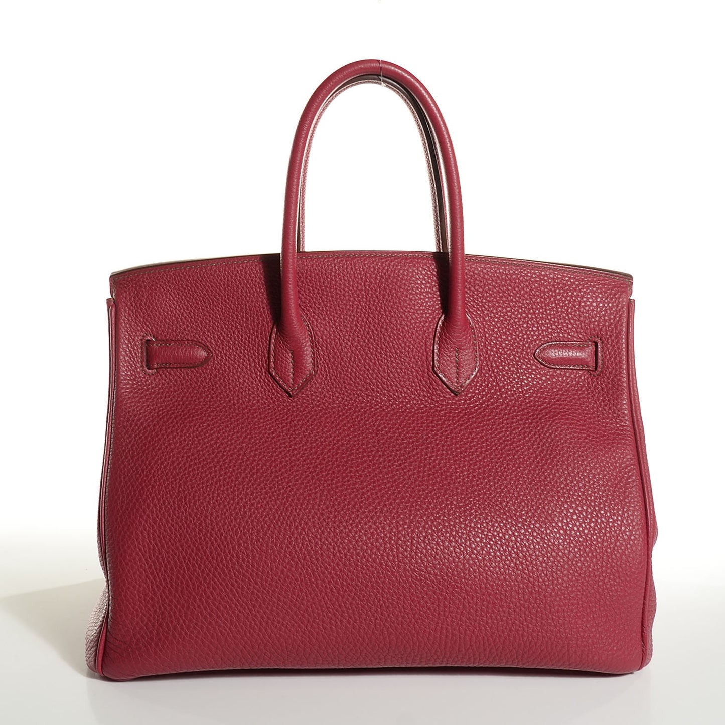 Togo Eclat Horseshoe Birkin 35 Rubis Vert Veronese