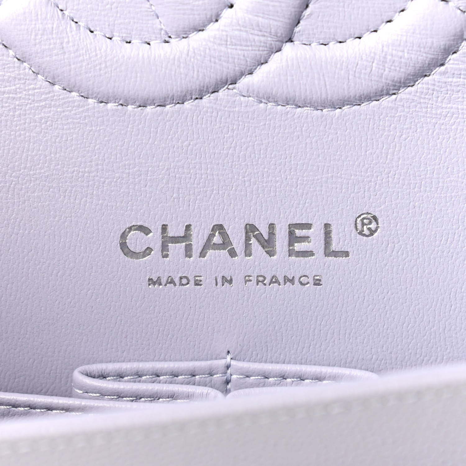 Chanel Caviar Quilted Medium Double Flap Light Purple 6 of 9