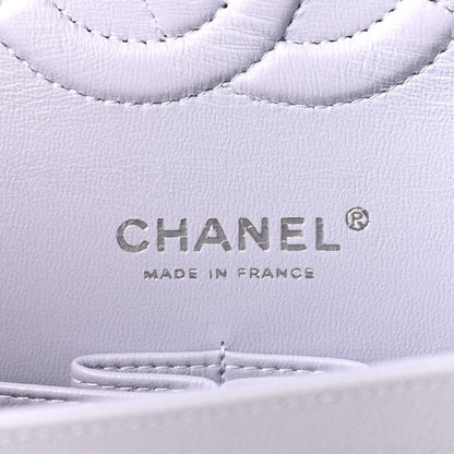 Chanel Caviar Quilted Medium Double Flap Light Purple 6 of 9