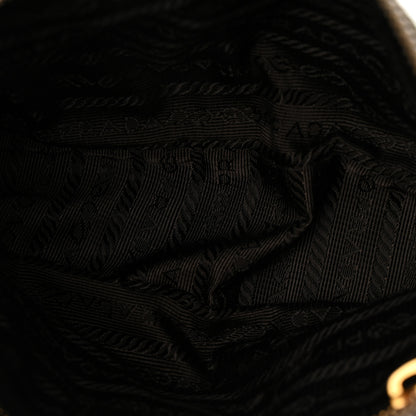 Prada Tessuto Nylon Soft Calf Shoulder Bag Green Brown 11 of 12